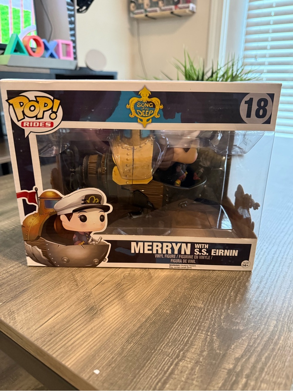 NIB Funko Pop! Song of the Deep - Merryn w/SS Eirnin jumbo pop